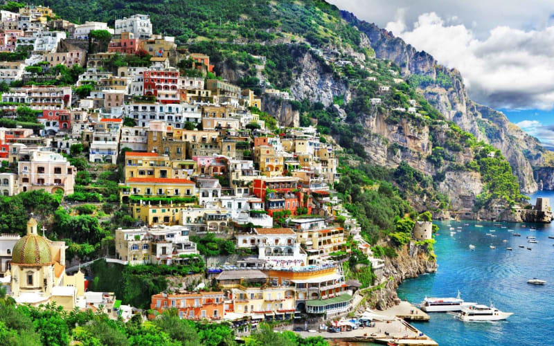 From Rome: Amalfi Coast Private Day Trip by Train and Car - main image