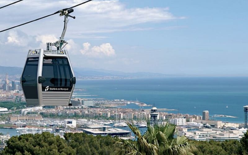 Montjuïc Cable Car Entry Voucher with Audio Tour on Your Phone - main image