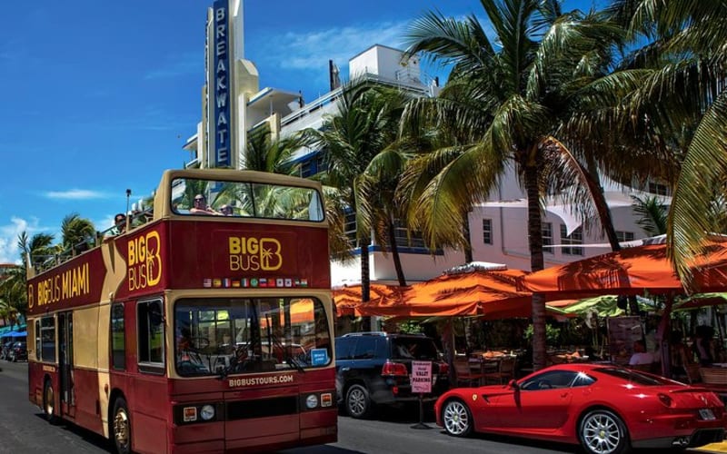 Big Bus Miami Open Top Bus Tour with Optional Biscayne Bay Cruise - main image