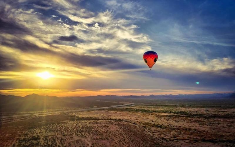 Morning Hot Air Balloon Flight Over Phoenix - main image