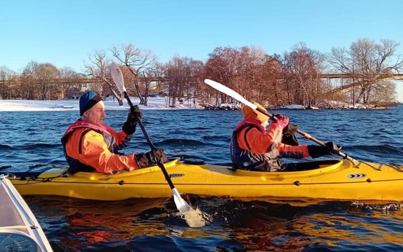 Winter Kayak Tour Stockholm City