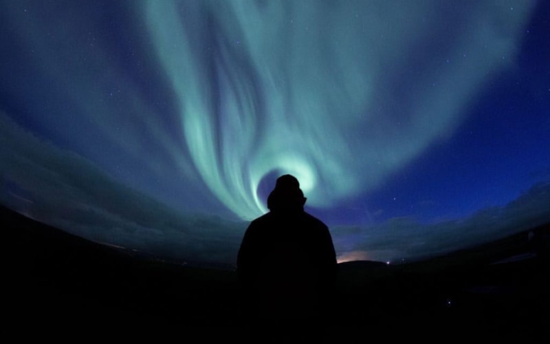 From Reykjavik: Northern Lights Hunt & Hot Chocolate, By Minibus - main image