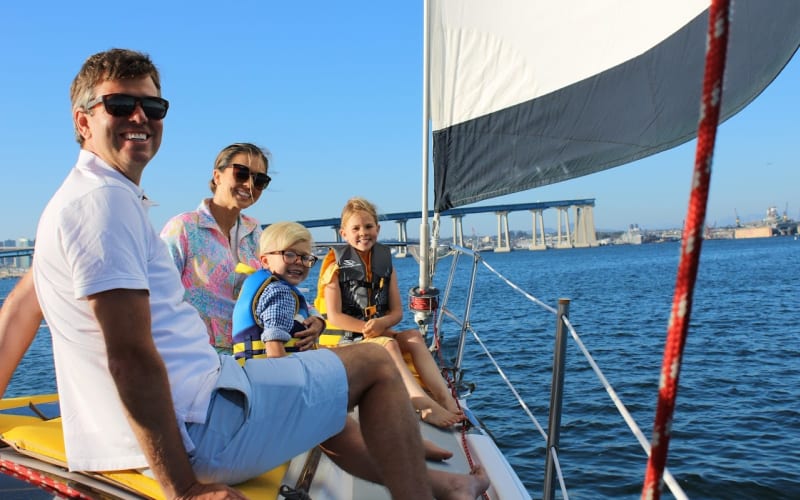 2.5 hour Morning Sail with Family in San Diego Bay - main image