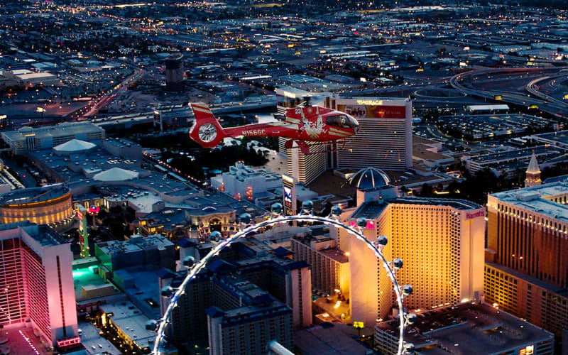 Vegas VIP After Dark Strip Helicopter Tour - main image