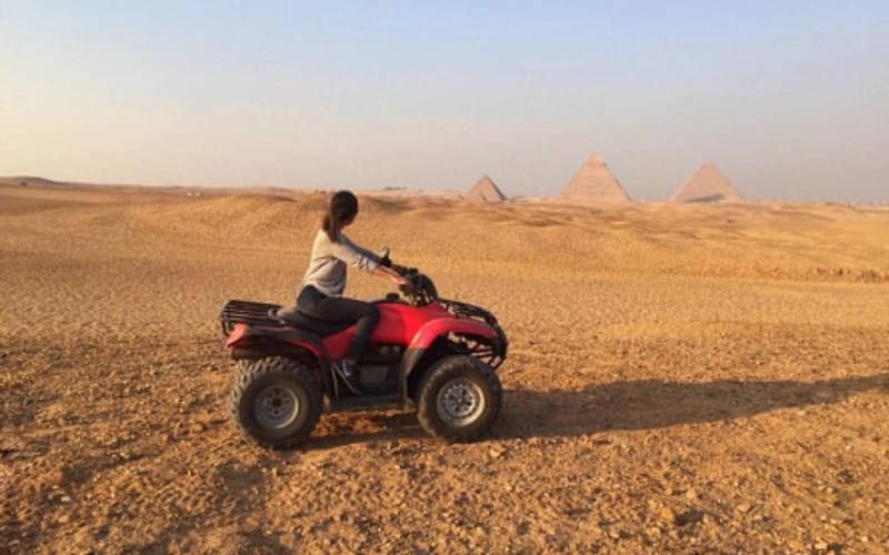  1 Hour ATV Quad Bike Ride At Giza Pyramids With Private Transfer - main image