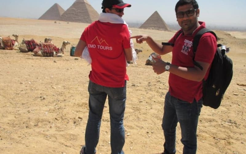 Private Day Trip To Egyptian Pyramids, Saqqara Memphis & Dahshur with Camel Ride - main image