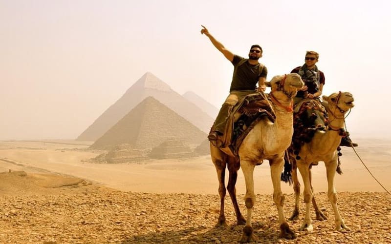 Cairo Layover Tours To Giza Pyramids Memphis Sakkara Dahshur Pyramids And Bazaar - main image