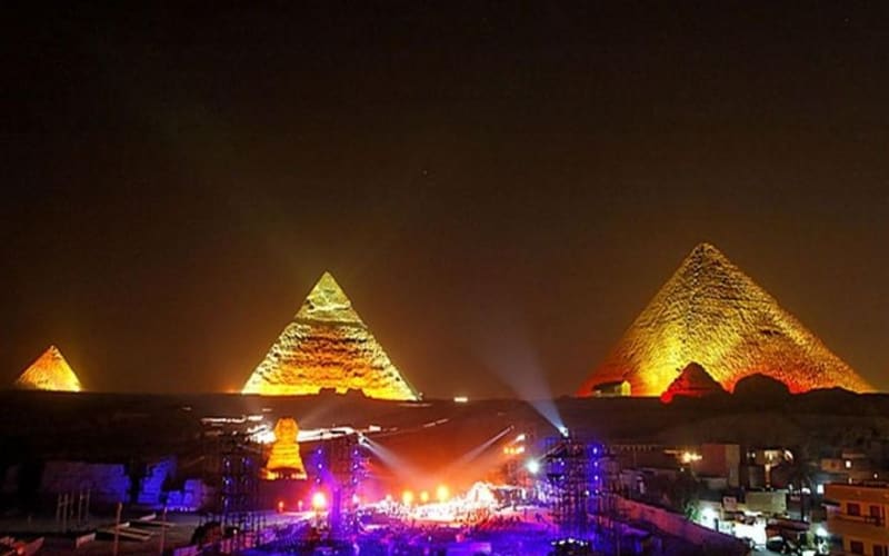 Private Sound and Light show at Giza Pyramids  - main image