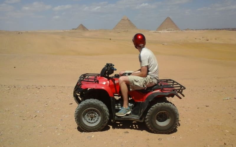 Pyramids of Giza: 1-Hour Quad Bike Desert Safari - main image