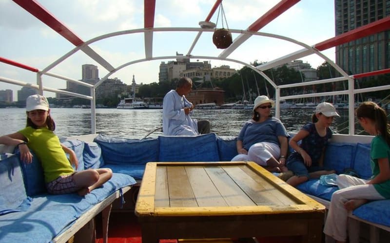 Half Day Tour to Giza Pyramids & 1 Hour Felucca Ride - main image