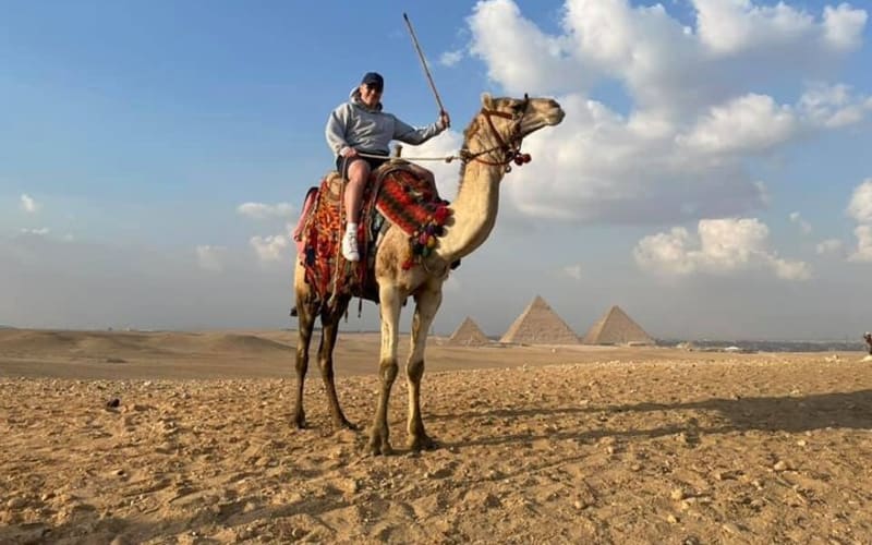 Private Giza Pyramids Tour with camel Ride around the Great Pyramid  - main image