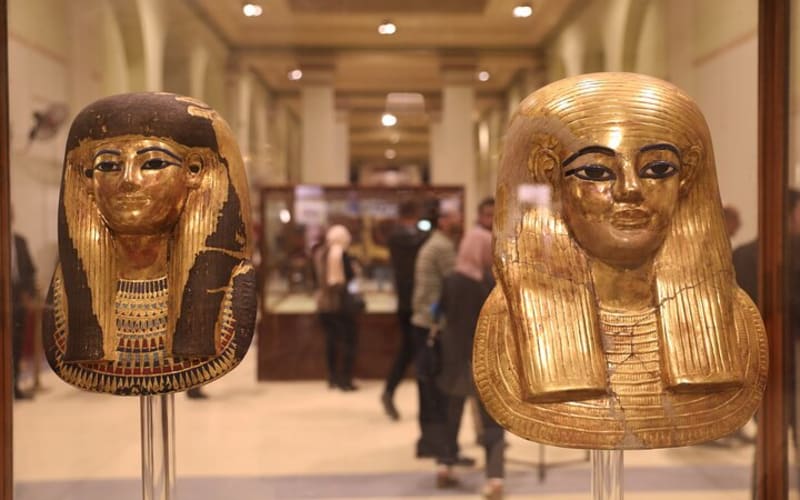 Egyptian Museum Include Masks of Yuya and Thuya Half Day Tour - main image