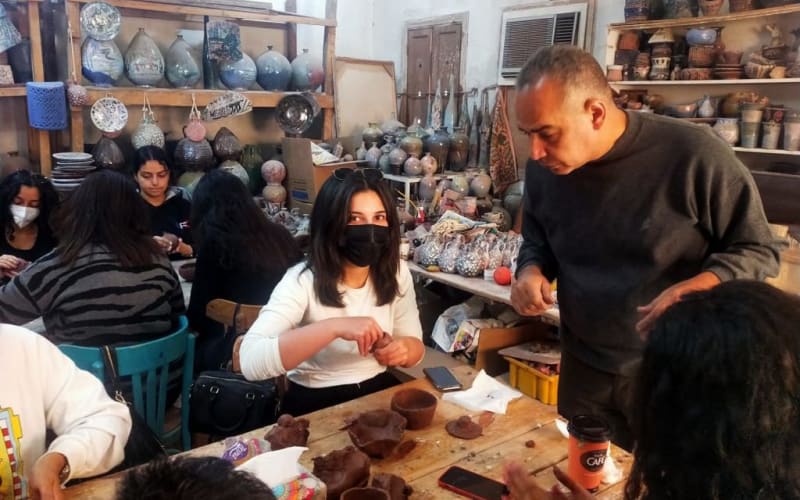 Cairo Unusual Tour To Pottery Workshop for Beginners In Cairo - main image
