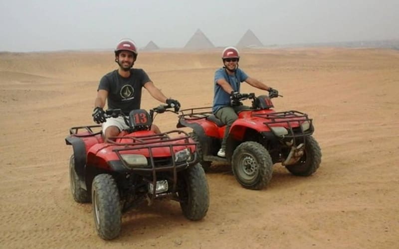Quad Bike Trip At Desert of Giza Pyramids - main image