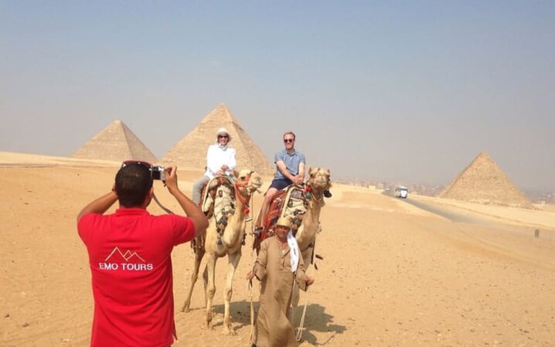 Day Tour to Giza Pyramids Dahshur and Saqqara Pyramids & Shopping - main image