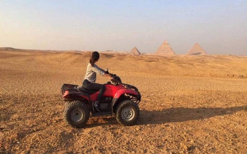 Half Day Tour: Giza Pyramids with 60 Minute Quad Bike Included - main image