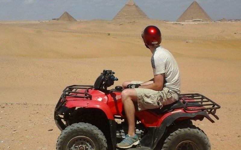 1 Hour ATV at Giza Pyramids from Cairo - main image