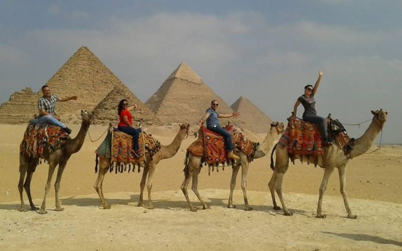 Giza Pyramids with Camel Ride and Egyptian Museum - main image