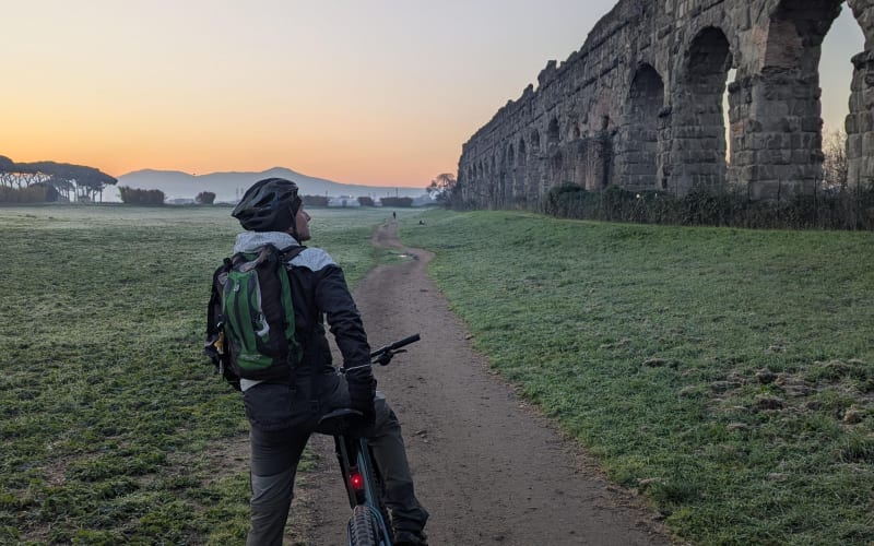 Chase the sunrise cycling on the Appia Antica - main image