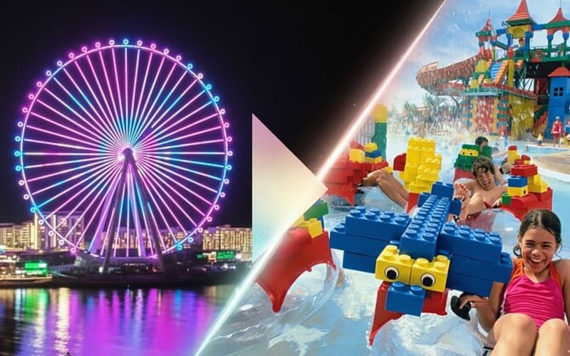 Ain Dubai & Dubai Parks Combo Ticket - main image