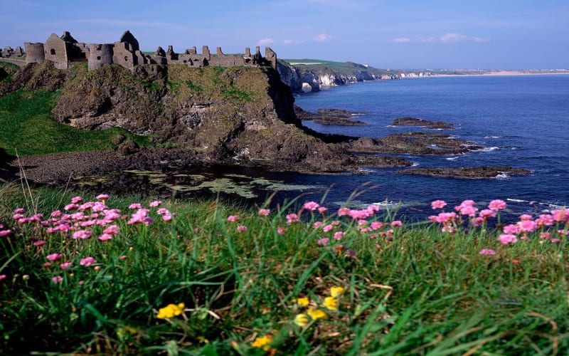 Belfast, Dunluce Castle & Giant's Causeway Day Tour from Dublin (with Black Taxi or Titanic Experience) - main image