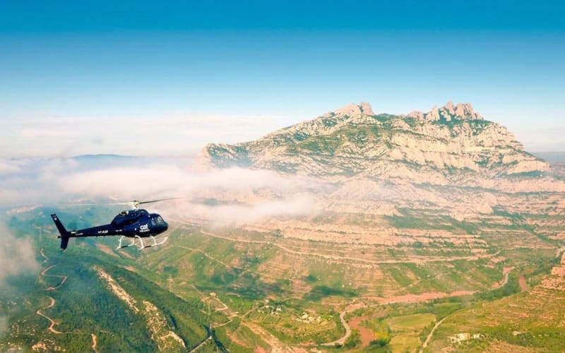 Barcelona & Montserrat Helicopter Flight - main image
