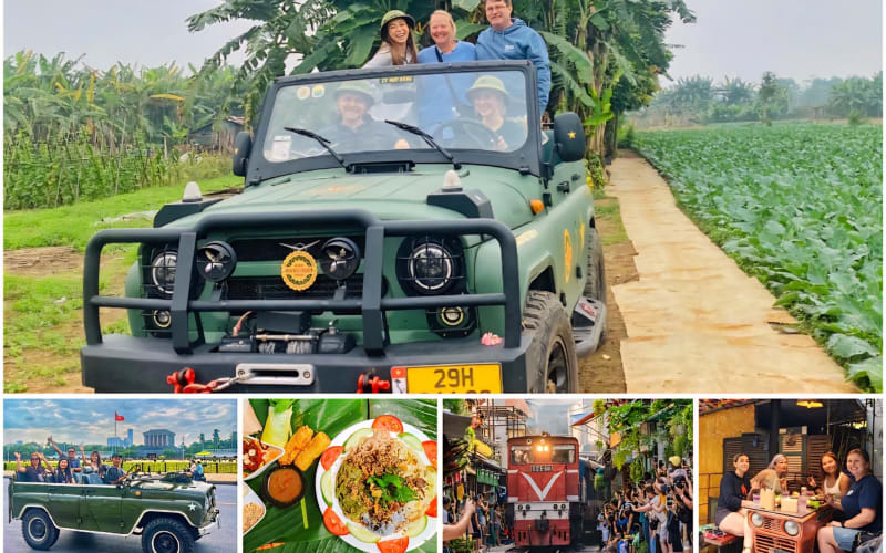 Hanoi Jeep Tour: Food, Culture and Fun by Vietnam Army Jeep - main image