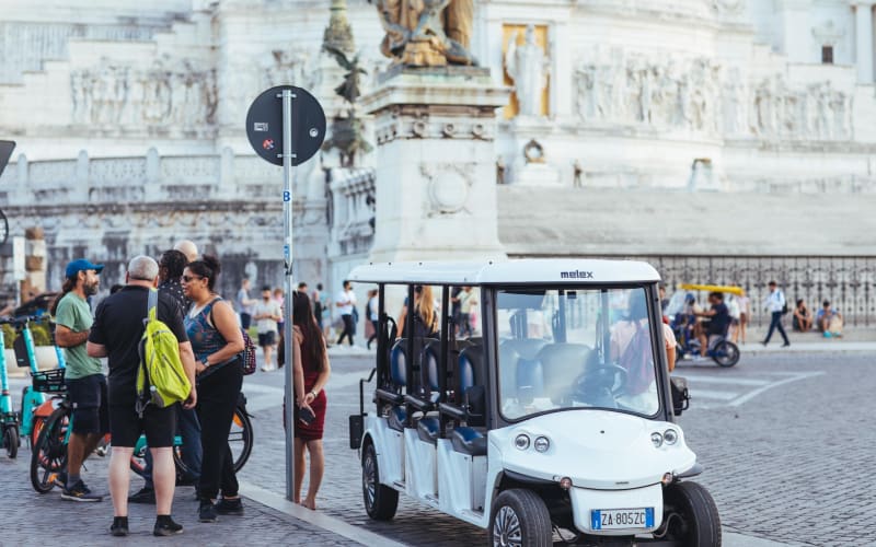 Rome Evening Golf Cart Tour with Aperitivo - main image