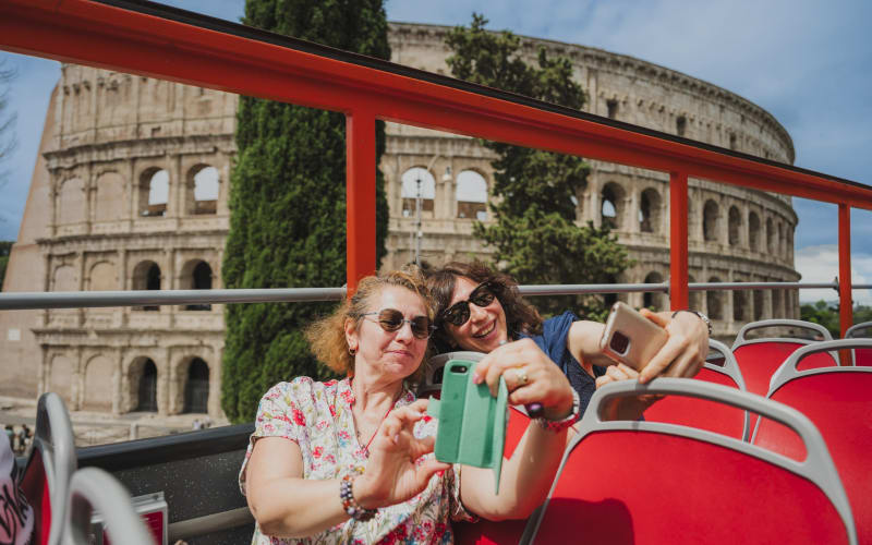 Rome Hop-On Hop-Off Bus Tour with Train Transfer - main image