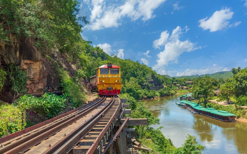 River Kwai Bridge & Erawan Waterfalls Tour - main image
