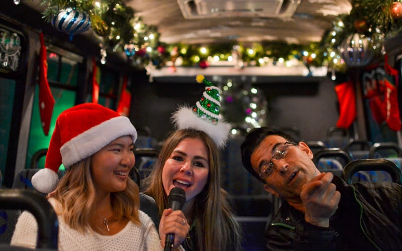 Vancouver Double-Decker Holiday Lights and Karaoke Tour - main image