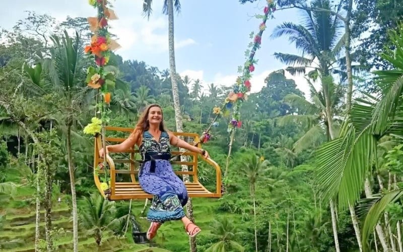 Ubud Jungle Swing & Waterfall Tour - main image