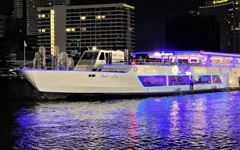 Chao Phraya River Night Cruise with Wine - main image