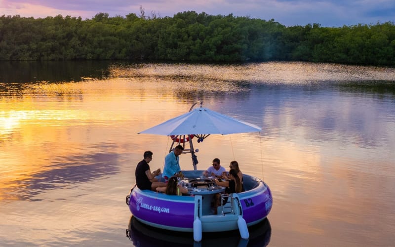 Cancun Bubble Boat Lagoon Cruise - main image