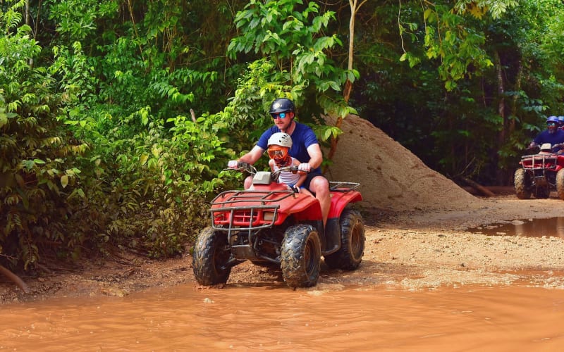 Cancun ATV Jungle Adventure & Isla Mujeres Catamaran Combo - main image