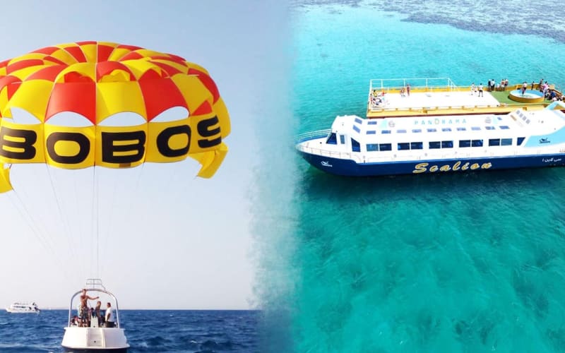 Semi-Submarine Snorkeling & Parasailing in Hurghada - main image