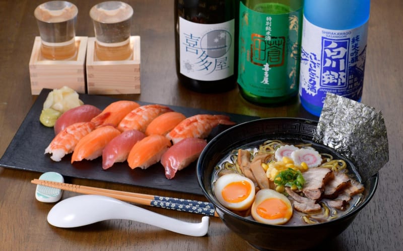 Private Ramen and Sushi Cooking Class with Sake Pairing in Tokyo - main image