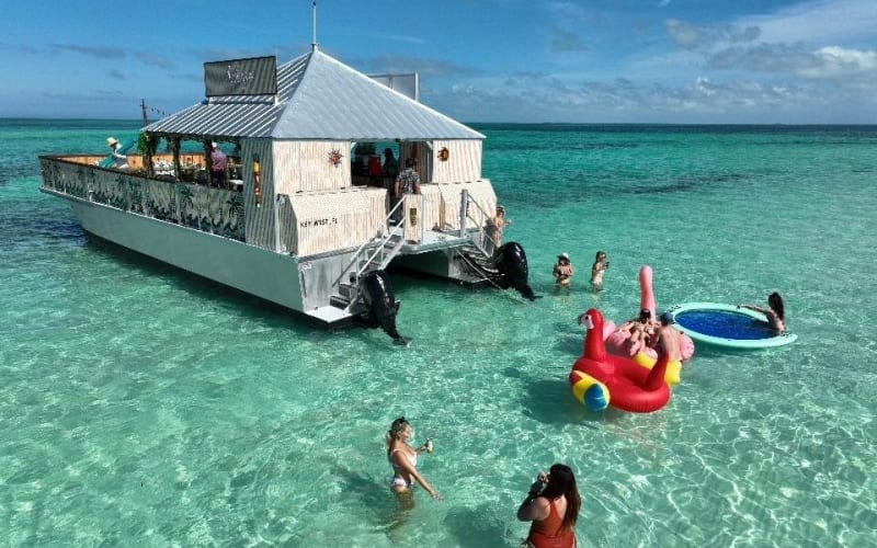 Key West Sandbar Safari on Tiki Boat - main image