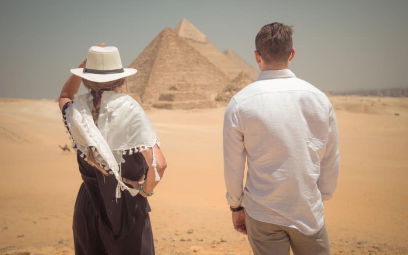 Giza Pyramids & Egyptian Museum Tour - main image