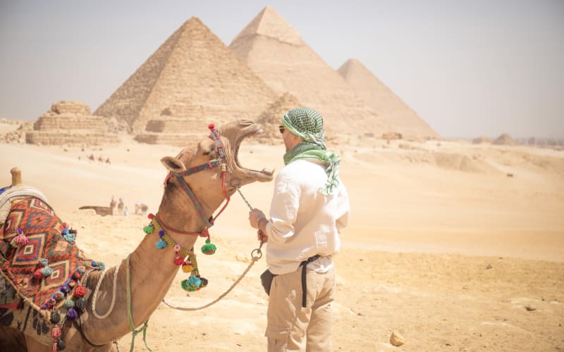 Private Giza Pyramids & Sphinx Tour with Camel Ride - main image