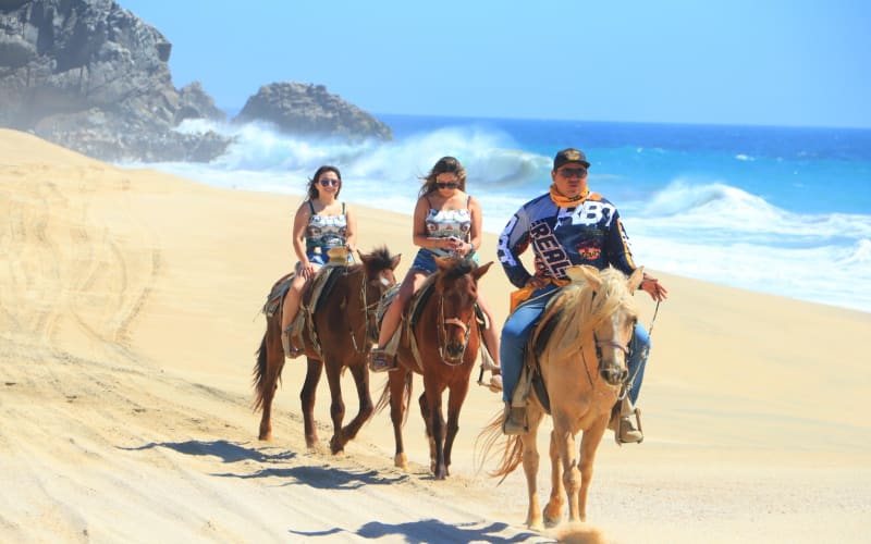 Cabo White Sand Horseback Riding Tour - main image