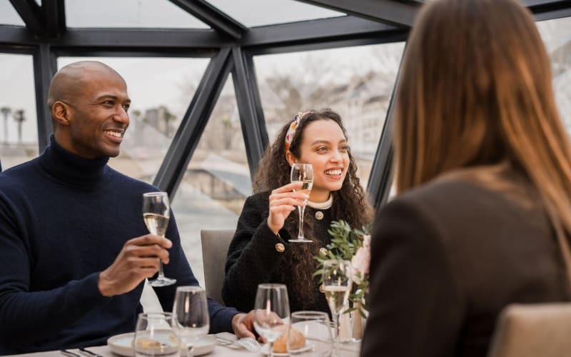 Paris Christmas Lunch Cruise by Bateaux Mouches - main image