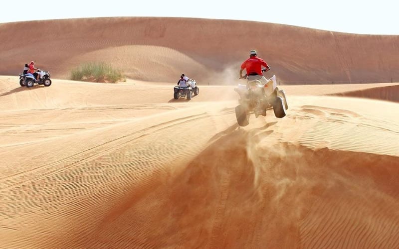 Dubai Desert Adventure: Quad Bike, Camel Ride & Sandboarding - main image