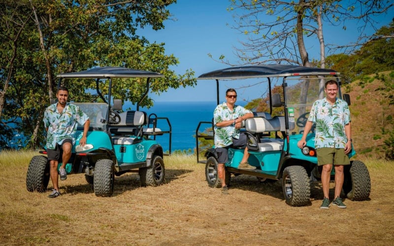 Tamarindo 4-Seater Golf Cart Rental - main image