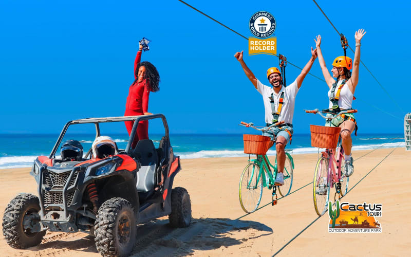 Beach UTV & Sky Bike Adventure in Cabo - main image