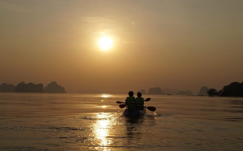 Private Sunset Kayaking at Ao Thalane with BBQ Dinner - main image
