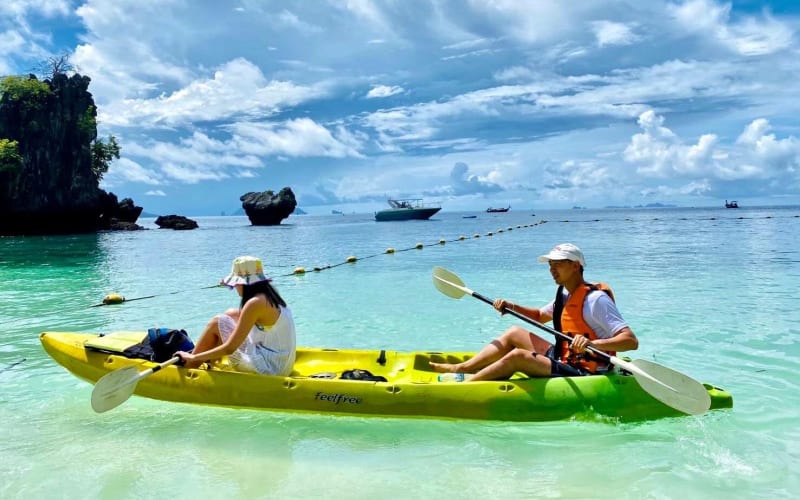Krabi Hong Island Snorkel & Kayak Tour - main image