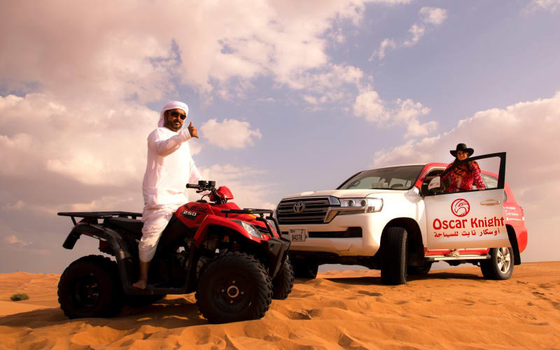 Dubai Desert Adventure: Quad Biking, Sandboarding & Camel Ride - main image