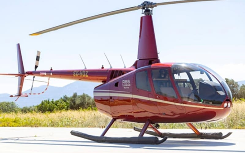 Private Helicopter Transfer from Chania to Santorini - main image