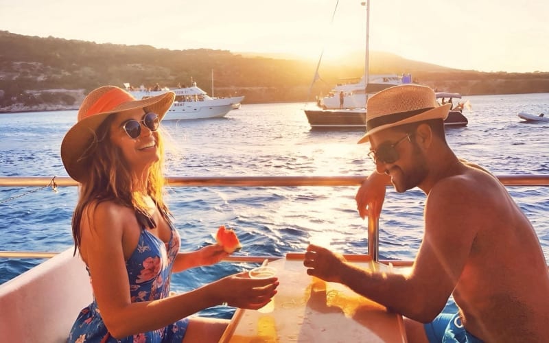 Blue Lagoon Sunset Cruise with BBQ Dinner - main image
